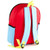 Disney MICKEY MOUSE 16" Backpack W/ Lunch Bag