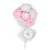Rose Textiles 12 pack  Lollipop Pink Washcloths