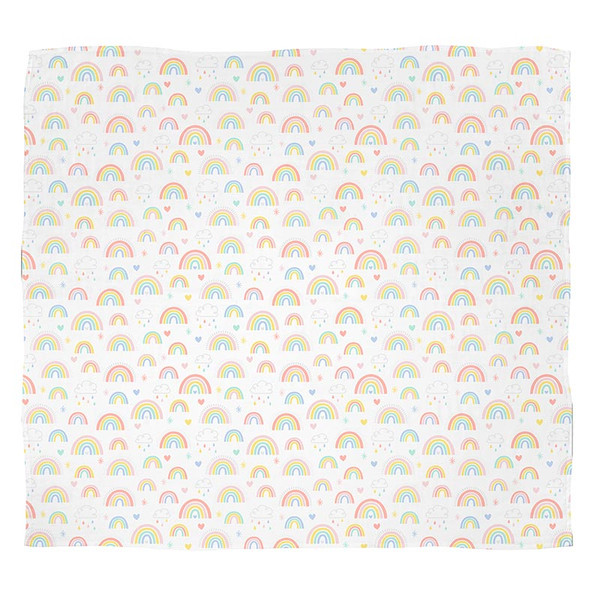 Stephan Baby Swaddle Blanket - Rainbow