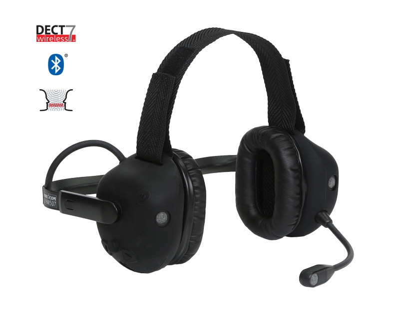 FireCom Radio Transmit Under-Helmet DECT7 Bluetooth Wireless Headset