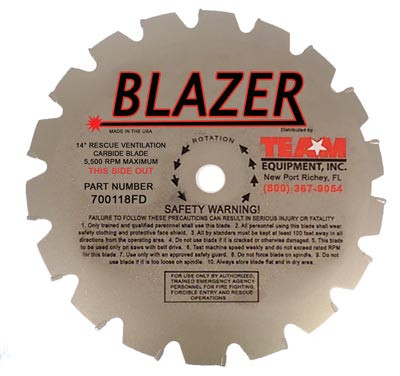 Team Equipment #700216FD 12" / 16 Tooth Blazer Carbide Tip Replacement Blade