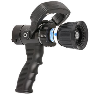 TFT Legacy #DQS60P 1" Quadrafog Nozzle with Shutoff and Pistol Grip - 5, 10, 24, 40, 60 GPM @ 100 PSI