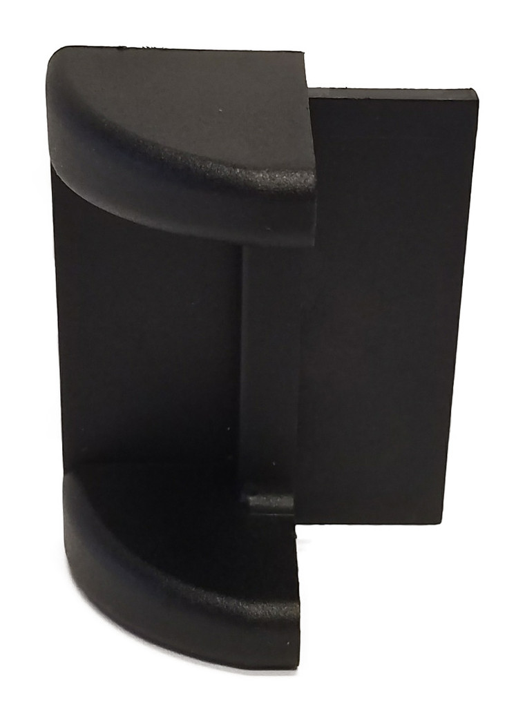#288214 Rub Rail Corner Molding Cap - Black