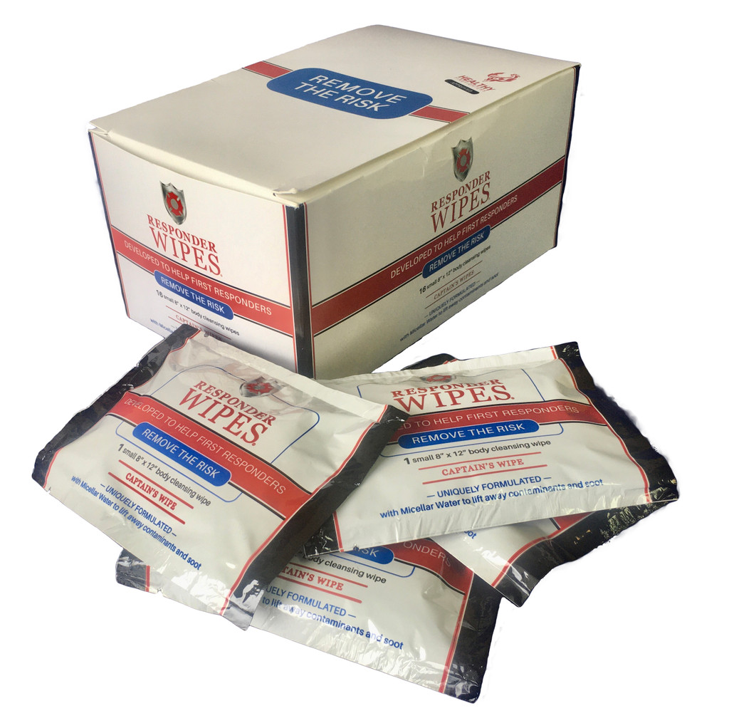 RESPONDER WIPES (16-CT) CAPTAIN'S WIPE 8"x12" - PER CARTON