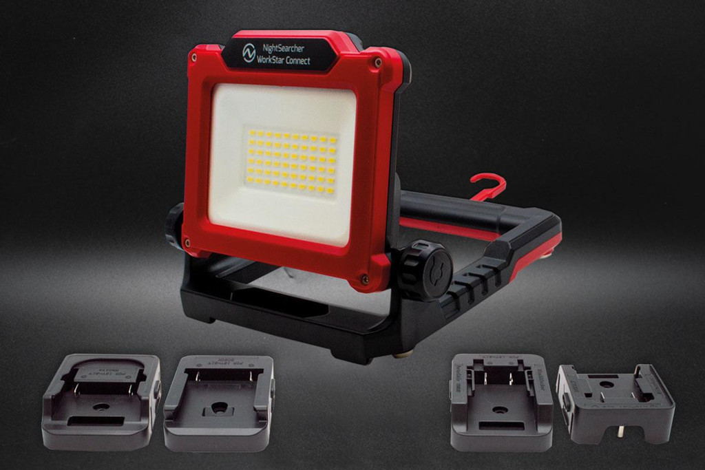 NightSearcher #5847301 WorkStar Connect 2500 Lumen Floodlight ( Power Tool Battery Not Included )