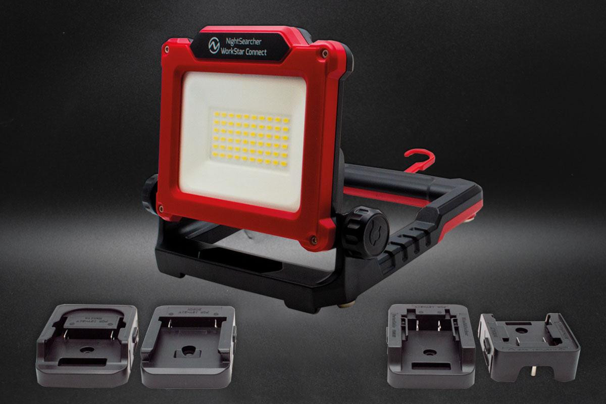 NightSearcher #5847301 WorkStar Connect 2500 Lumen Floodlight