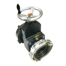 Harrington #H800-50-50NH 5" Swivel F x 5" Storz Straight Gate Valve