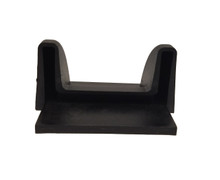 #288214 Rub Rail Corner Molding Cap - Black