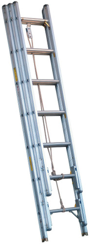 Alco-Lite PEL3 Series Aluminum 3-Section Extension Ladder - SELECT SIZE BELOW
