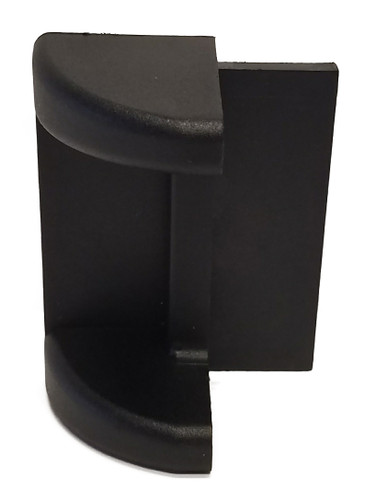 #288214 Rub Rail Corner Molding Cap - Black