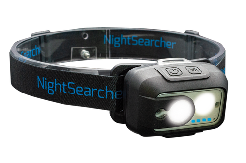 NightSearcher #5838901 LightWave 520 1100 Lumen Headlamp w/ USB Type - C Charging Cable