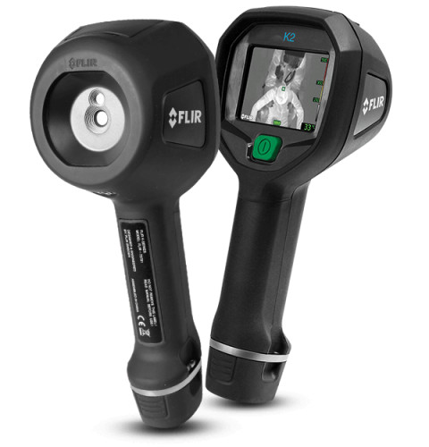Flir #K2 Thermal Imaging Camera Kit Includes: Thermal Imaging Camera (TIC), (2) Li-Ion Batteries, Tabletop Charger w/ Power Supply & USB Cable