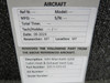 205-5-033-01 SIAI-Marchetti S205 Cabin Heat & Exhaust Vent Cup