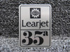 7603015-2 Learjet 35A Emblem (New Old Stock)