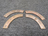 448 (Alt: 066-01500) Airborne Brake Linings Set of 4 (New Old Stock)