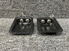 FAP08-14 Forbes Aircraft Products 2 Hole Mic Jack Housing (Set of 2)