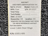 63051-000 Piper PA28-235 Lower Cabin Door Hinge (Bead Blasted)