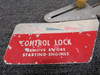 0861152-7 (Fso: 0861153-1) Cessna 320D Control Lock Assembly (Worn)