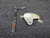 Cessna Aircraft Parts 1261647-1, 1213486-1 Cessna 210B Cowl Flap Position Bracket with Lever 