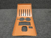 Piper Aircraft Parts 700122-541A Piper Aerostar Console Cover (Orange) (Worn) 