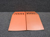 Piper Aircraft Parts 700122-521A Piper Aerostar Console Cover (Orange) 