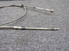 Piper Aircraft Parts 455-322 Piper PA28-201T Throttle or Propeller Control Cable (L: 71.5) 