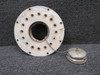 Cessna Aircraft Parts 0721303-5 Cessna 210 Fuel Cap and Adapter Assembly (Worn, Rusted) 