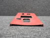 Piper Aircraft Parts 700122-535B Piper Aerostar Console Cover Panel (Red) (Worn, Cracked Edges) 