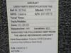 1462011-7 Cessna 337B Elevator Control Rod (Minus Rod End)