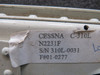 0812987-7 Cessna 310L Seat Track Inboard RH (Worn) (Worn Holes)