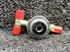 23599-12 (Alt: 752-610) Piper PA34-220T Oxygen Outlet Valve RH (Minus Lid)