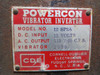 CDE Powercon 12SP2A (Use: EM242) CDE Powercon Vibrator Inverter (Worn) 