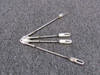 1241030-1, 1241030-2 Cessna 210A Main Gear Lock Rods has Plate, Spring, Mount