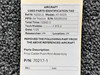 70217-1 Air Tractor AT-502B Prop Cable Push Rod Assembly (Wear)