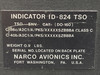 ID-824 Narco Avionics VOR, Localizer Indicator (Minus Connector)