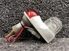 01-0770054-02 Whelen A650-PR-14V Wing Navigation Light w Strobe, Lens (Red, 14V)