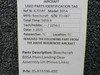 35-815196-692 Beechcraft B95A Main Landing Gear Assembly LH (Minus Links)