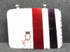 0717000-1 Cessna C-172K Baggage Door Assembly (Blue and Red Striped)