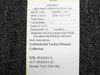 9910433-6 (Use: 9910433-10) Continental TSIO-520-VB1 Turbo Exhaust Collector