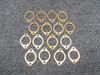 Copper Exhaust Gasket Set of 16 (Thickness: .08”)