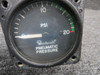 Beechcraft Parts B-410-1 (Alt: 50-380105-1) Beechcraft Pneumatic Pressure Gauge (Cloudy Screen) 