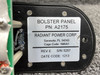 A2175 (Alt: 14637-004) Radiant Power Bolster Switch Panel w De-Ice Switches