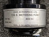 9513L-387 (Alt: 21950-003) CAV Aerospace TKS Metering Pump w Check Valve