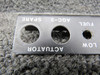 A938-3 Robinson R44 Fuse Holder Panel (Minus Switches and Fuses)