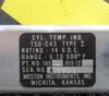 169-D-910-12 Weston Inst. Cylo Temp. Indicator 14 volt