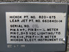 820-675 (Alt: 6608401-14) Hickok Hyd Press-Emer. Air Ind w Repairable Tag (Core)