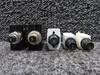 Set of Breakers Removed from Beechcraft 35 Bonanza (2A and 5A)