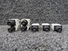 7277-2-1, 7277-2-2 Klixon Push Circuit Breaker Switch Set of 7