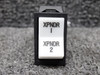 688-296 (Alt: 8941K699) Piper PA46-310P Transponder 1 and 2 Rocker Switch