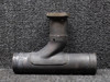 654324 Continental TSIO-550-C Exhaust Riser Tee RH with Probe Hole